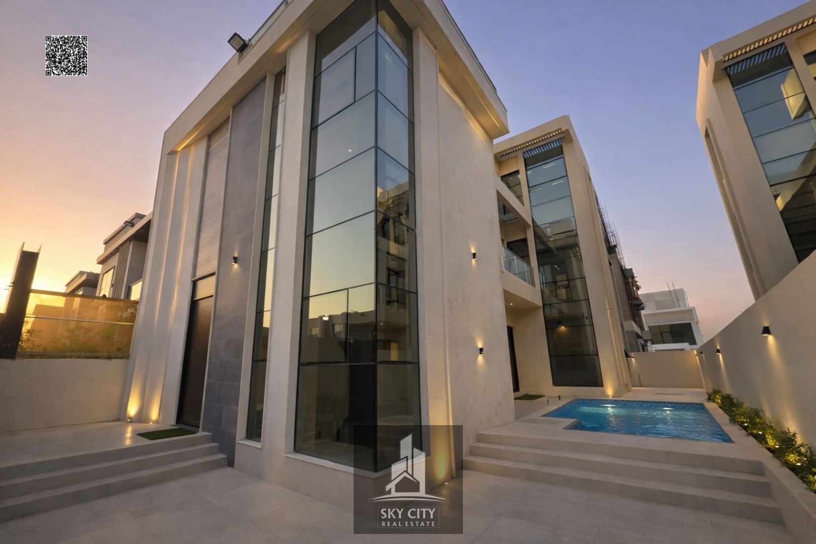 Two floors with a roof, 5 rooms with a swimming pool, custom finishing, Al Yasmin, opposite Al Rahmaniyah