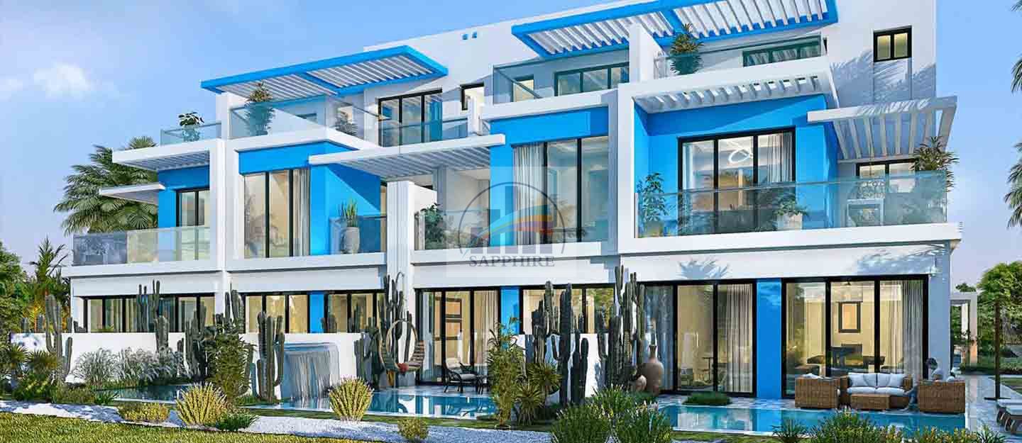 Experience luxury waterfront living | 5 Bedroom Villa for Rent | Santorini | DAMAC Lagoons