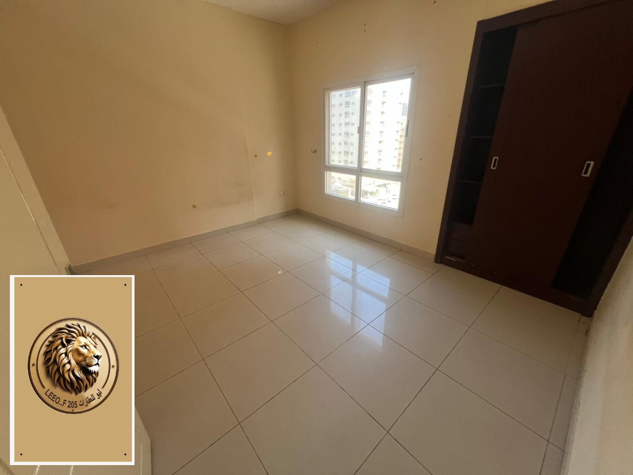 Two bedrooms, a living room, two bathrooms, a swimming pool, and free gym