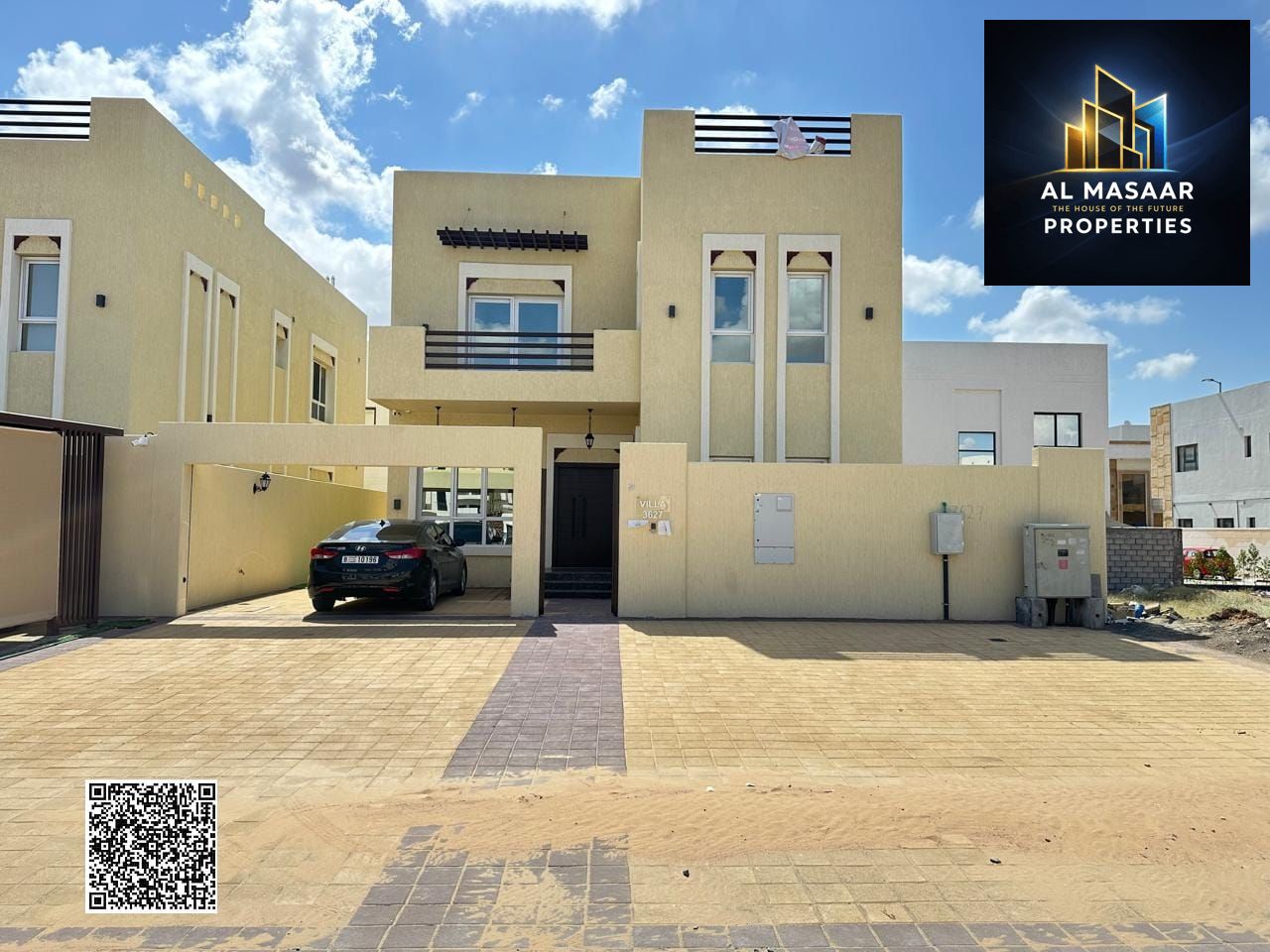 Al-Yasmin villa with electricity, water and central air conditioning