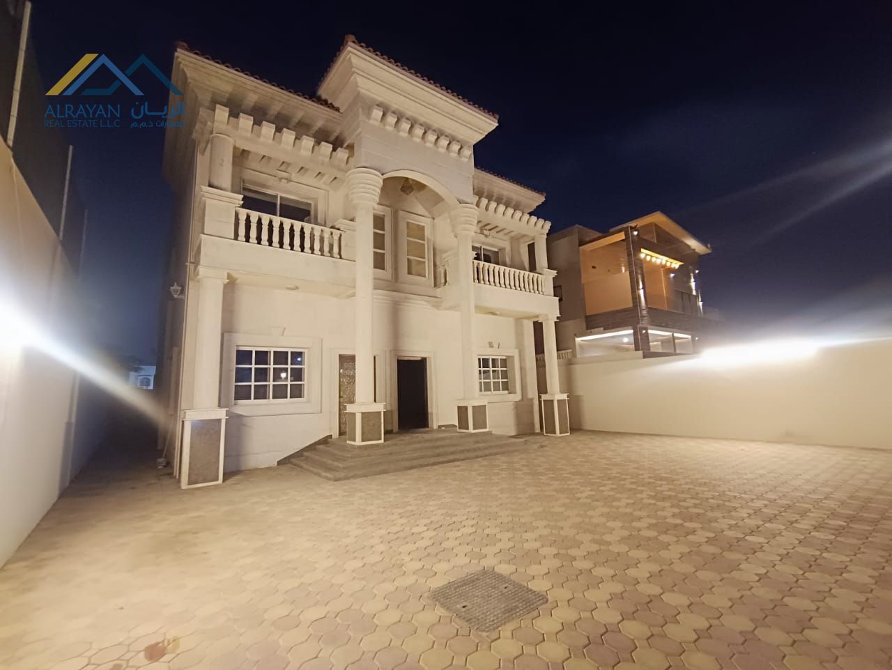 Villa for rent in Al Muwaihat 1, Ajman, near Sheikh Ammar Road – 5 master bedrooms | Family accommodation.
