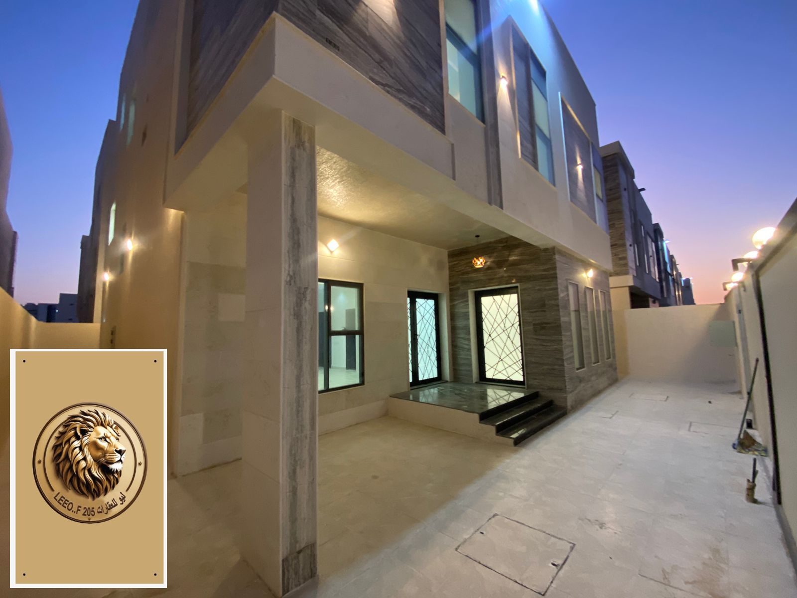 Villa for annual rent in Ajman, Al Yasmin area. It consists of 5 master bedrooms, a