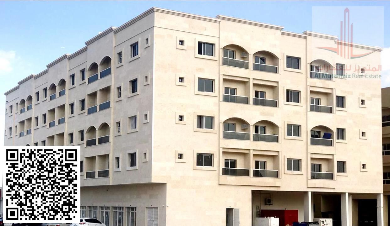 One-bedroom apartment with a living room, two bathrooms, and a separate kitchen. Excellent size in Al Rawda area.