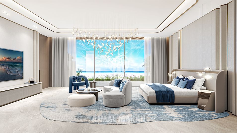 6-bedroom villa + extra room | Luxury finishes | Freehold | Open sea view