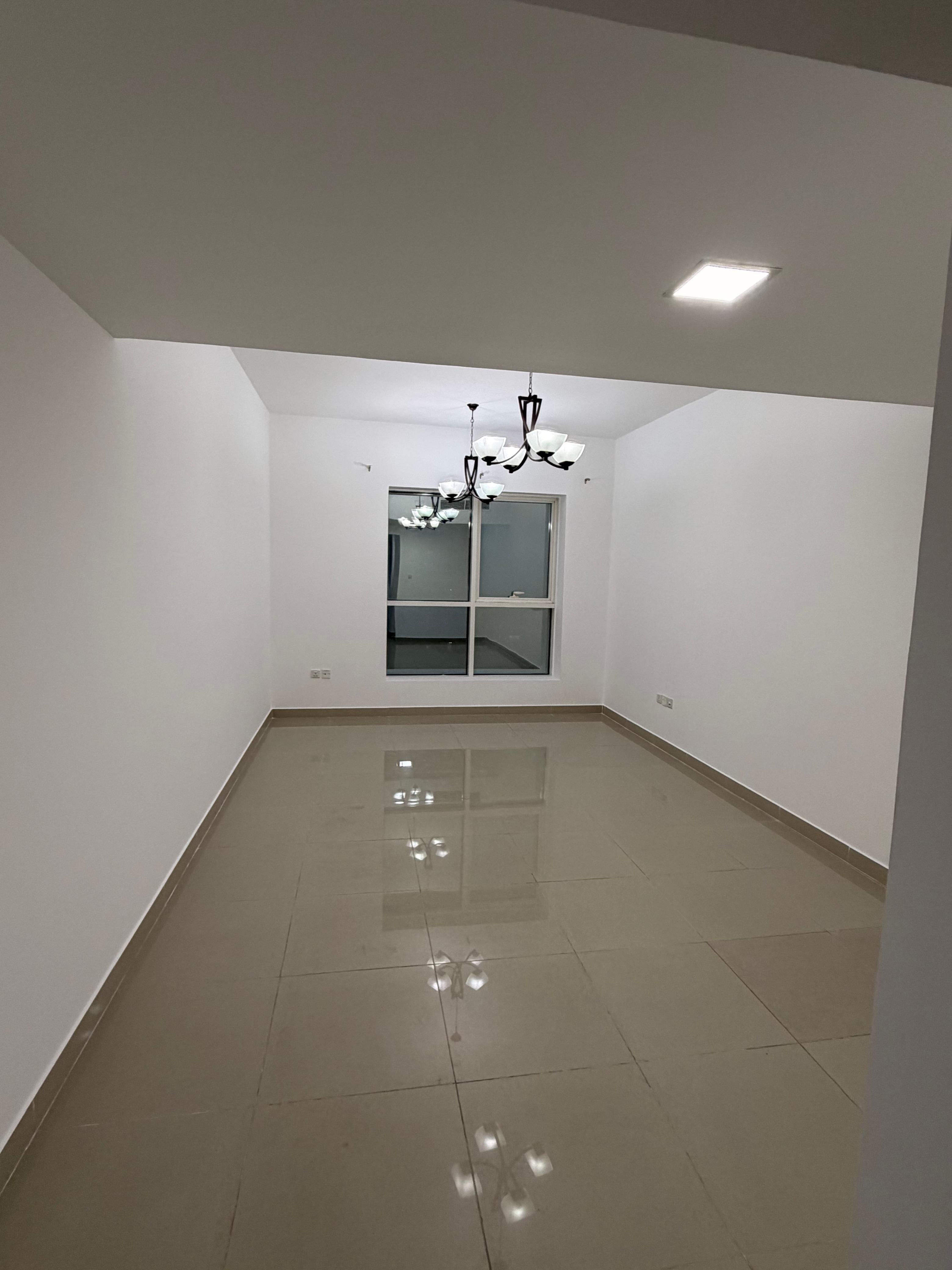 Beautiful apartment for sale in Al Majaz 2. Specifications: One bedroo, living room, kitchen, two bathrooms, master bedroom, central air conditioning
