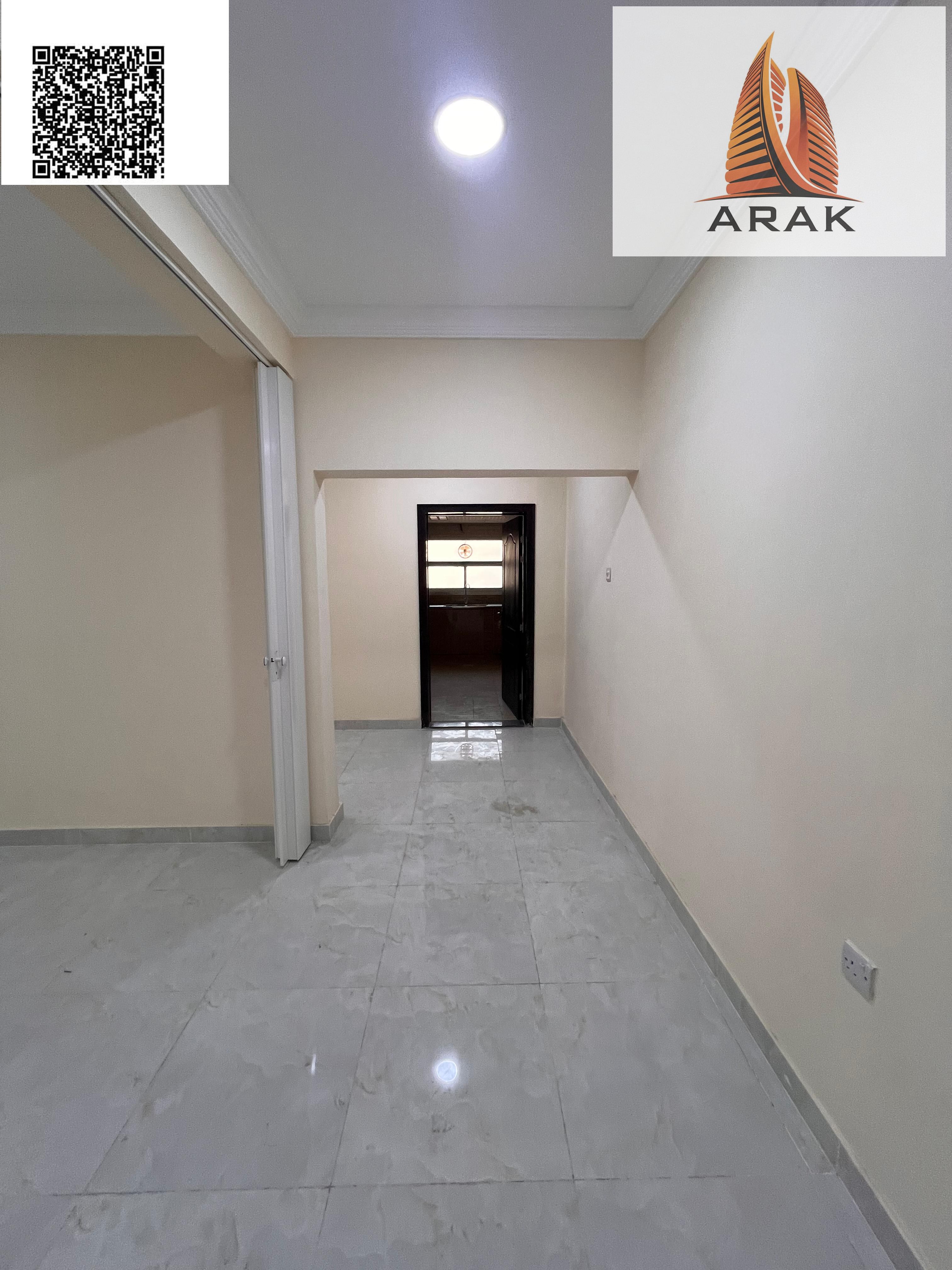 Brand new one-bedroom hall apartment for rent in Al Rawda 3, first occupancy