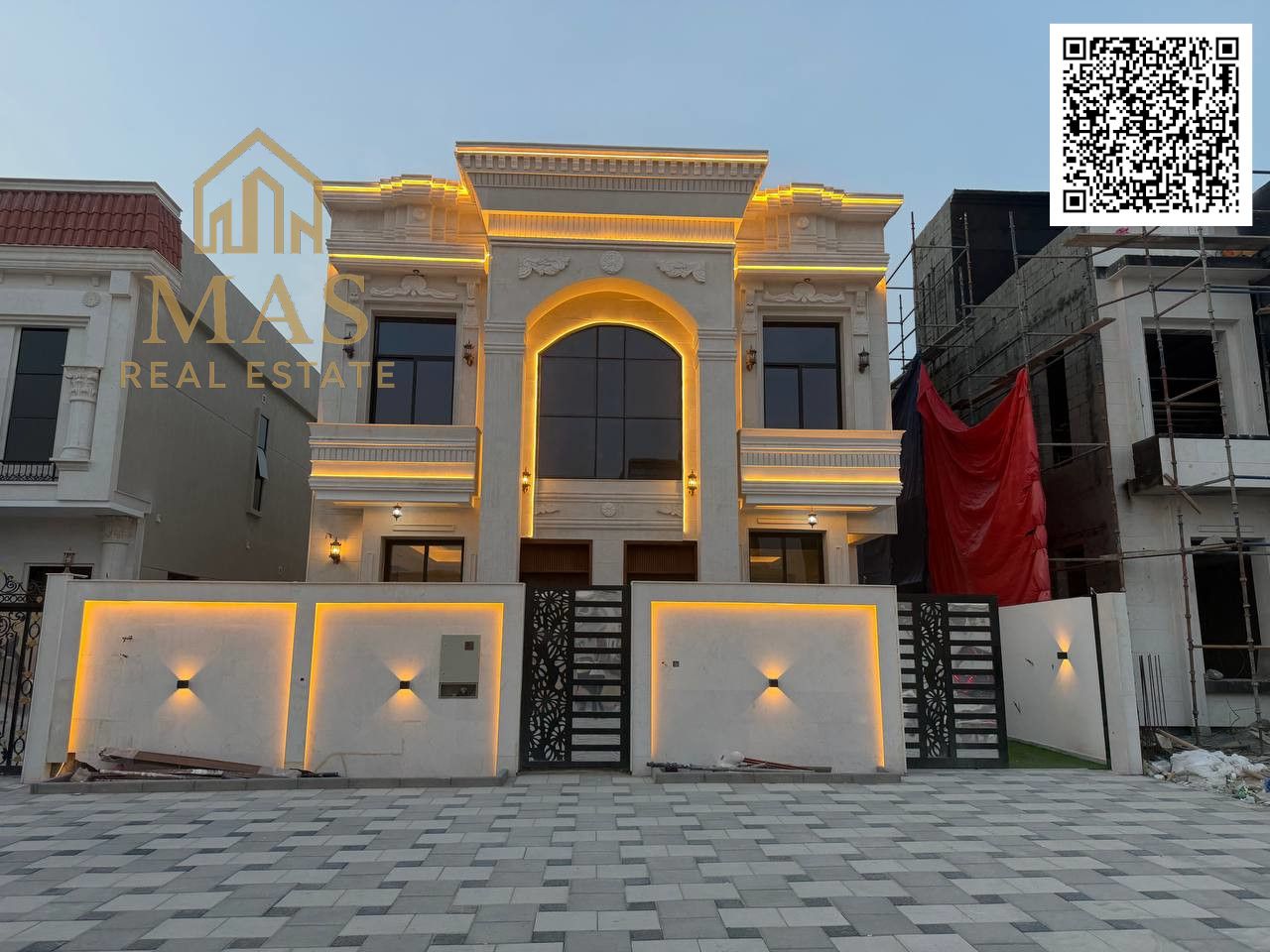 Dream villa, Classic Villa for Sale in Al Helio 2, Ajman | Stone Facade | 6 Master Bedrooms