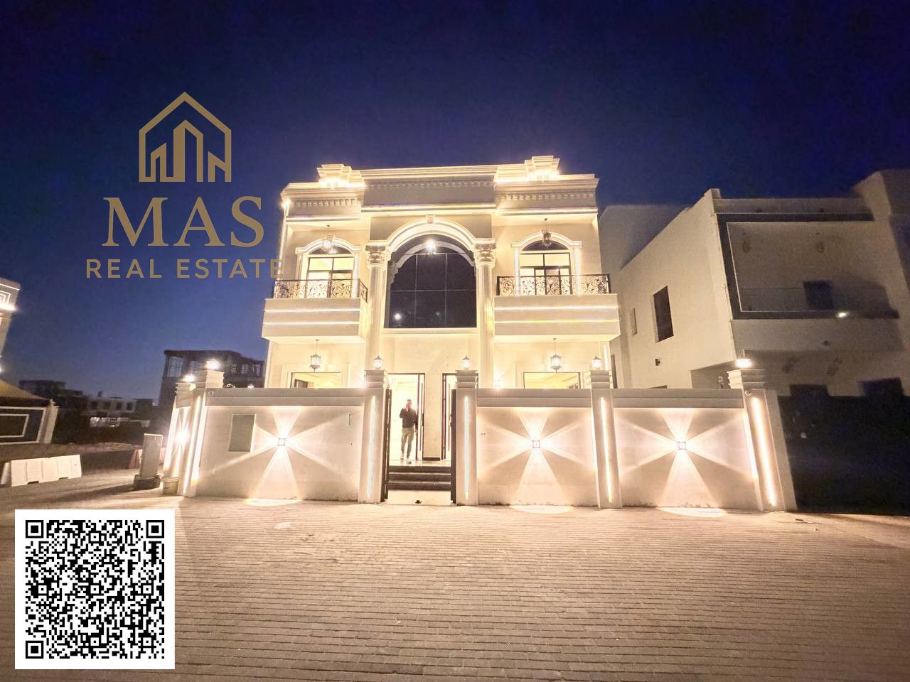 Luxury Classic Corner Villa for Sale in Al Helio 2, Ajman | 5 Master Bedrooms | All Fees Included
