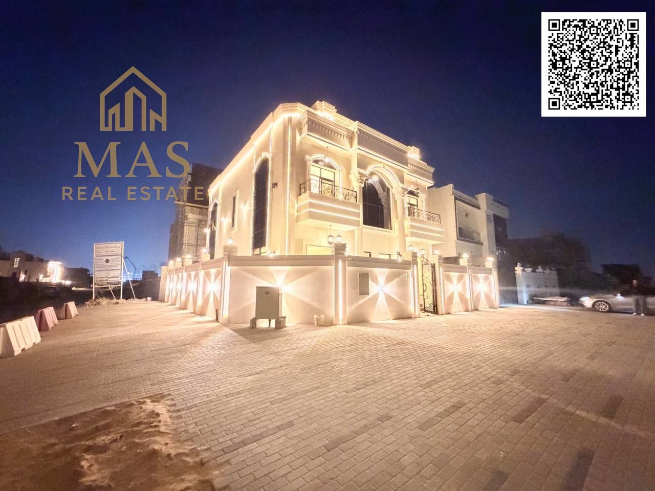 Classic Corner Villa for Sale in Al Helio 2, Ajman | 5 Master Bedrooms | All Fees Included