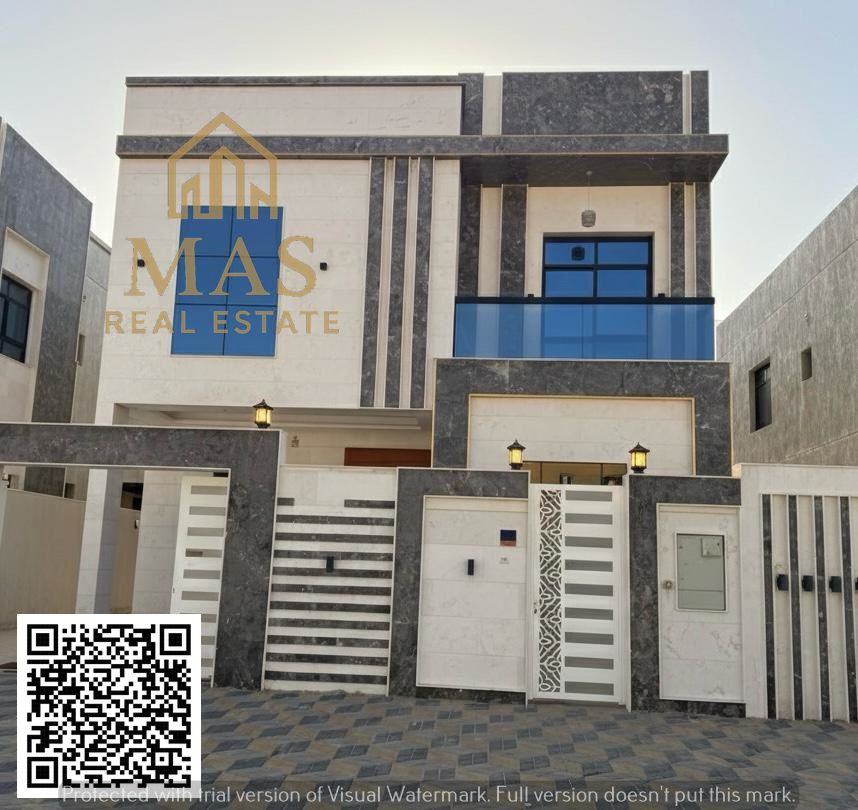 Villa for sale directly from the owner in Al Zahia. Freehold ownership for all nationalities. Central air conditioning, stone facade. Excellent loca