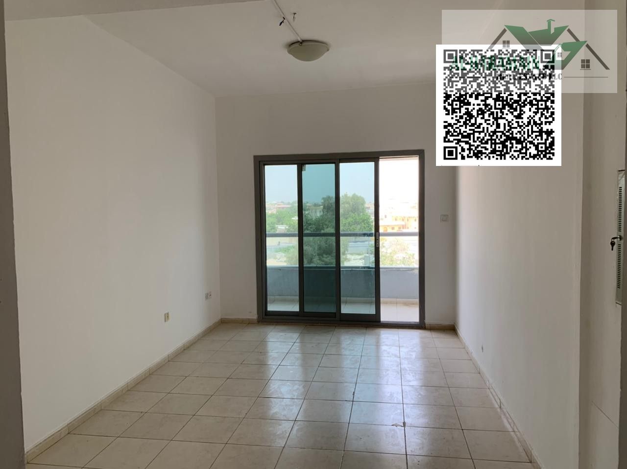 Empty Studio For Sale Garden City Towers With Balcony and With Parking 235000/- only