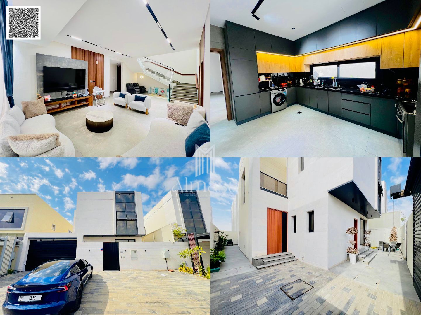 Modern villa including electricity, water, and air conditioning freehold