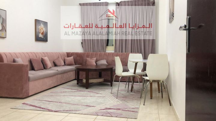 For Rent Monthly, Two rooms and a hall, Al Khan area, behind McDonald's