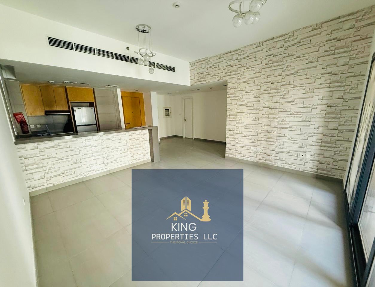 One bedroom-hall with two washrooms and balcony is available for rent in Al Mamsha