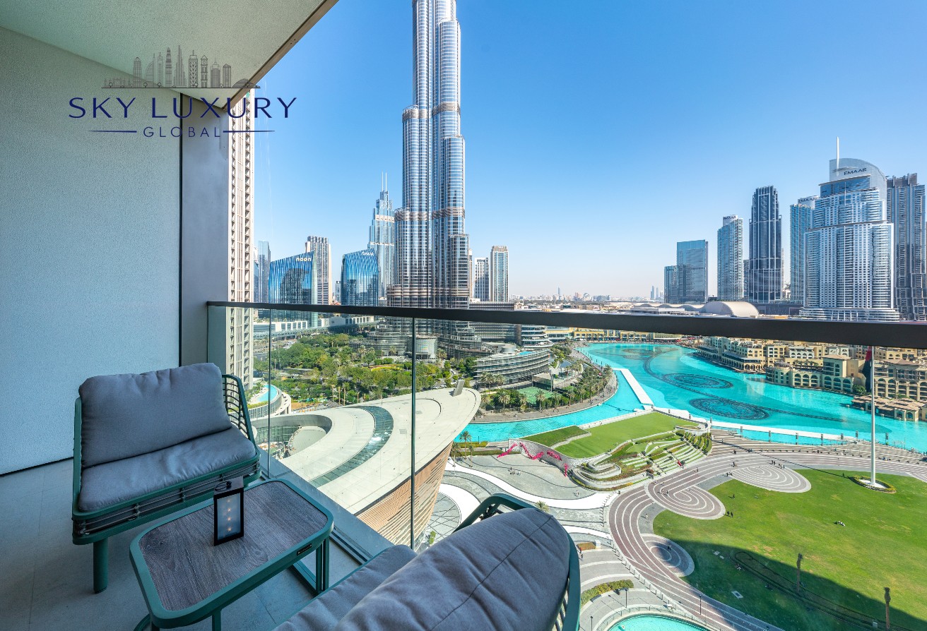 LUXURIOUS FURNISHED | STUNNING BURJ KHALIFA & FOUNTAIN VIEW