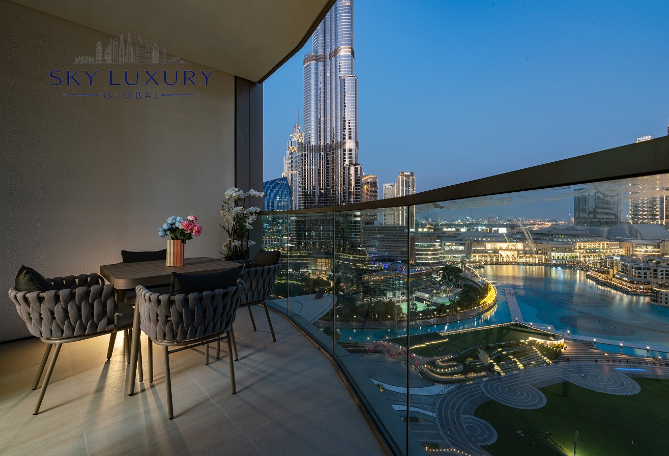 FULL BURJ KHALIFA VIEW | 1BR FURNISHED | VACANT