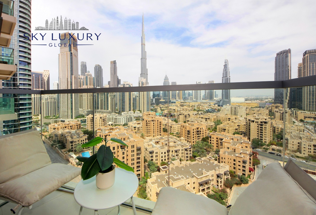 2BR Luxury | Burj Khalifa View | Prime Downtown