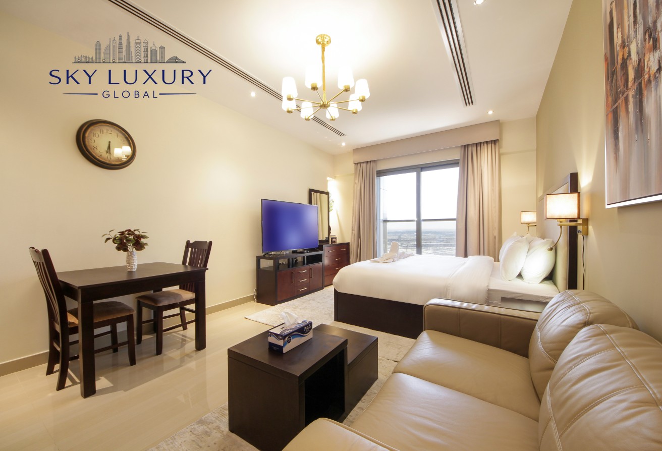 Luxury Furnished Studio | Balcony| Near Dubai Mall | END USER ONLY
