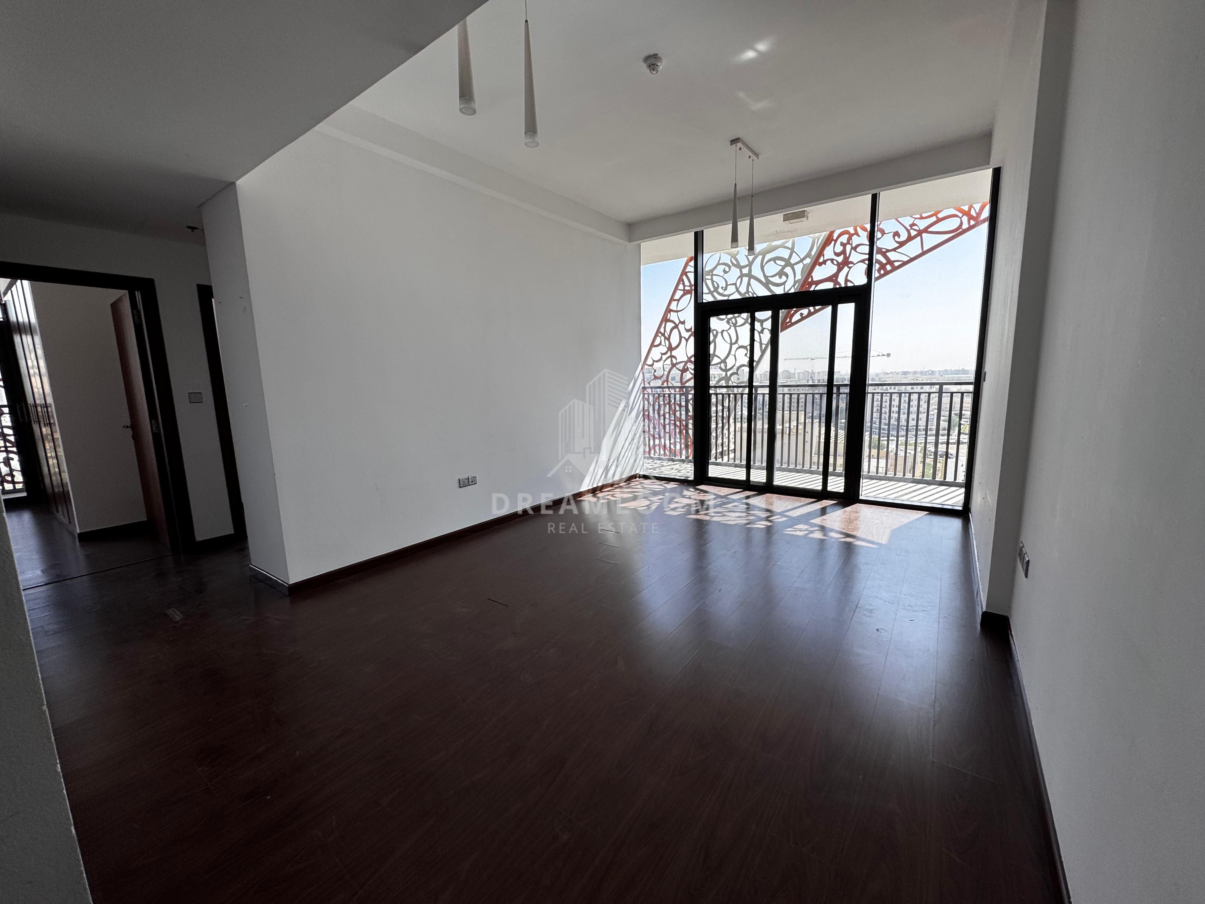 2BR Corner Apartment for Rent | High Floor | National Bonds Jewel – Wadi Al Safa