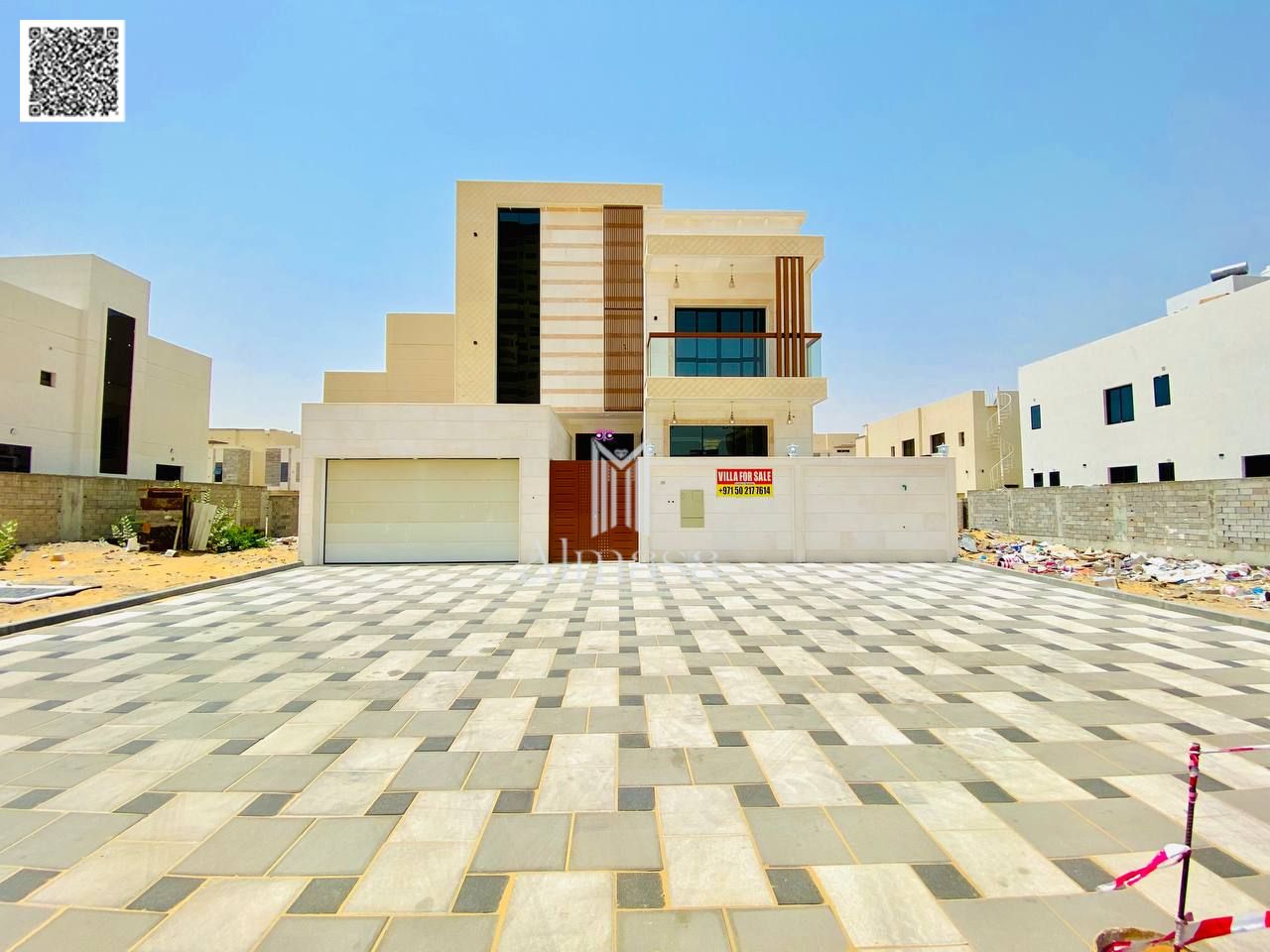 Modern Villa Ready for Occupancy – Water and Electricity Available Immediately – Al Amrah, Ajman