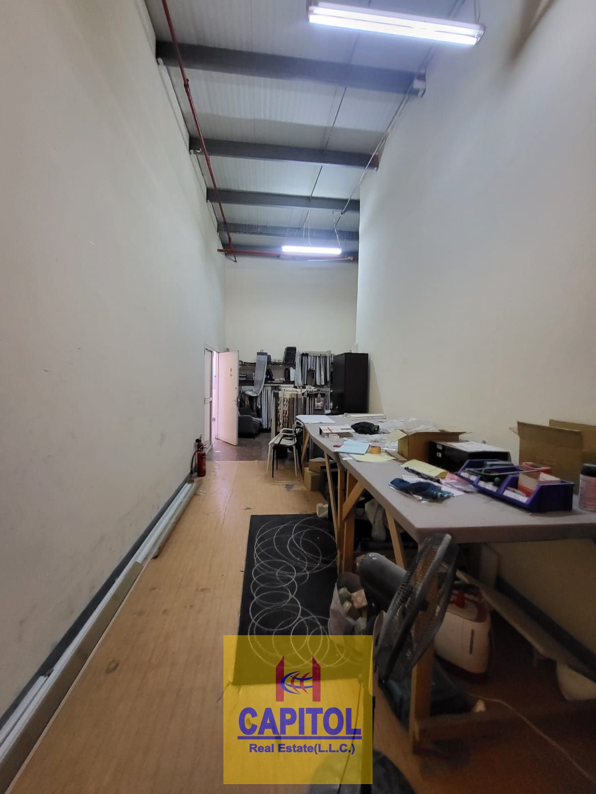 750 sqft with window! warehouse available for rent in AL-Qouz 04.