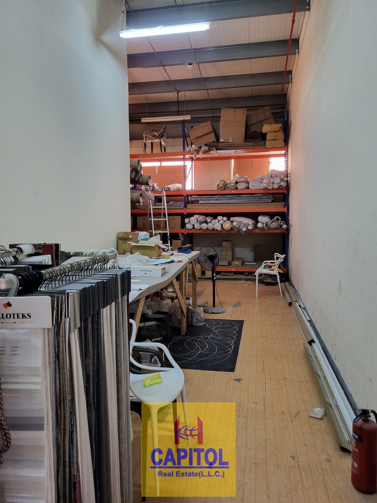750 sqft with good height and window available in AL-Qouz.