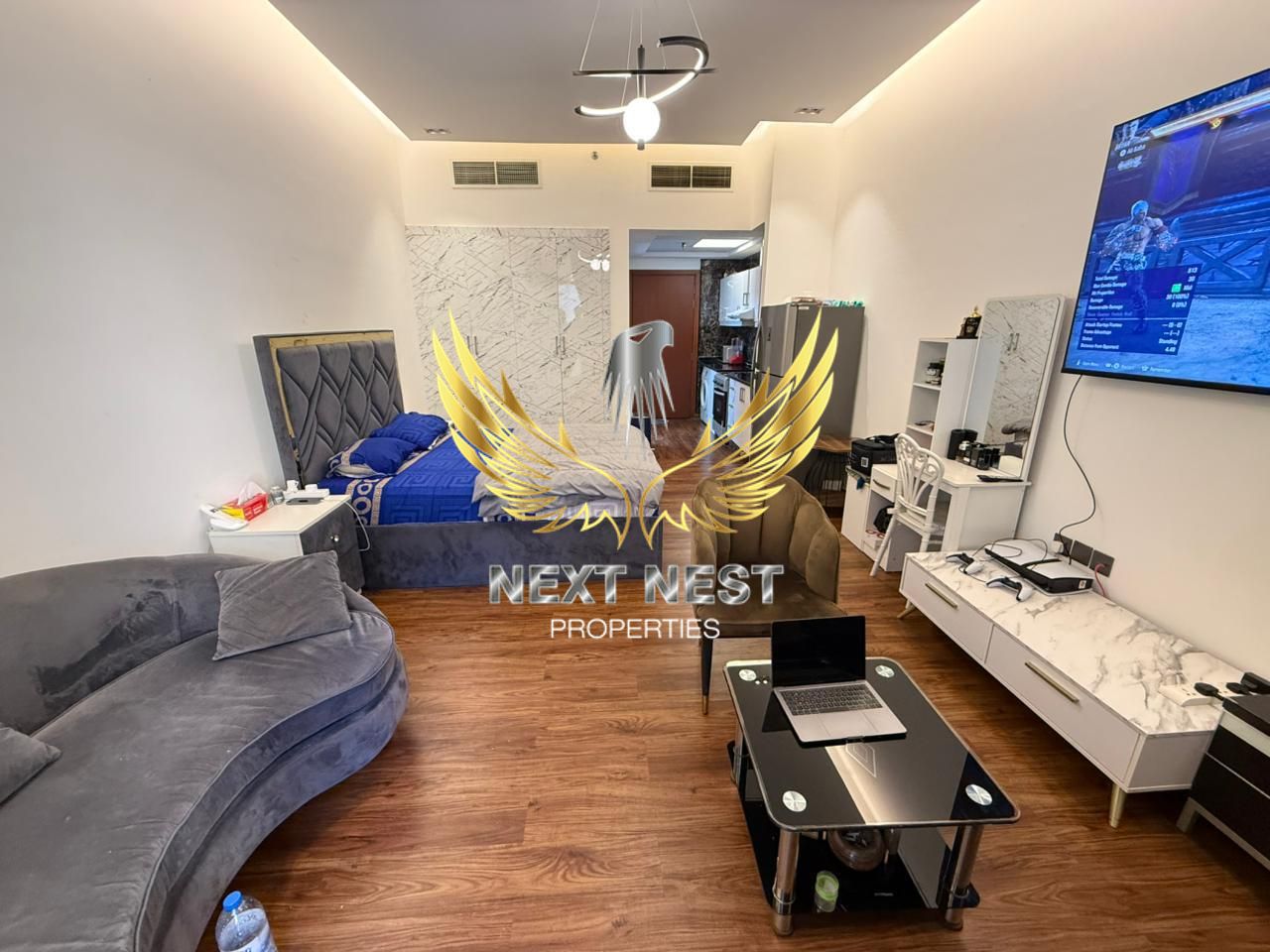 FULLY FUENISHED UPGRADED STUDIO ! VACANT ON TRANSFER | CHILLER FREE NEAR UPCOMING METRO