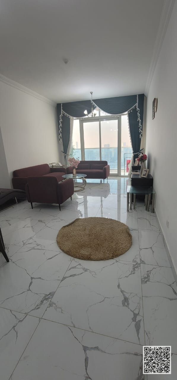 With a breathtaking sea view, the most luxurious and elegant two-bedroom apartment with a living room, fully furnished with brand new, high-end furnit