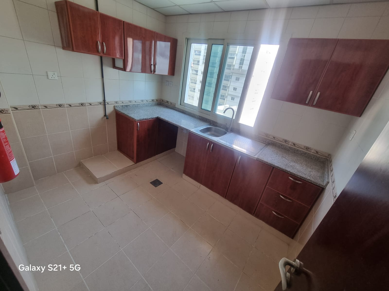 For rent in Sharjah – Al Qasimia (Al Nad) Two-bedroom apartment with a spacious living room 2 bathrooms Spacious kitchen Central air conditionin
