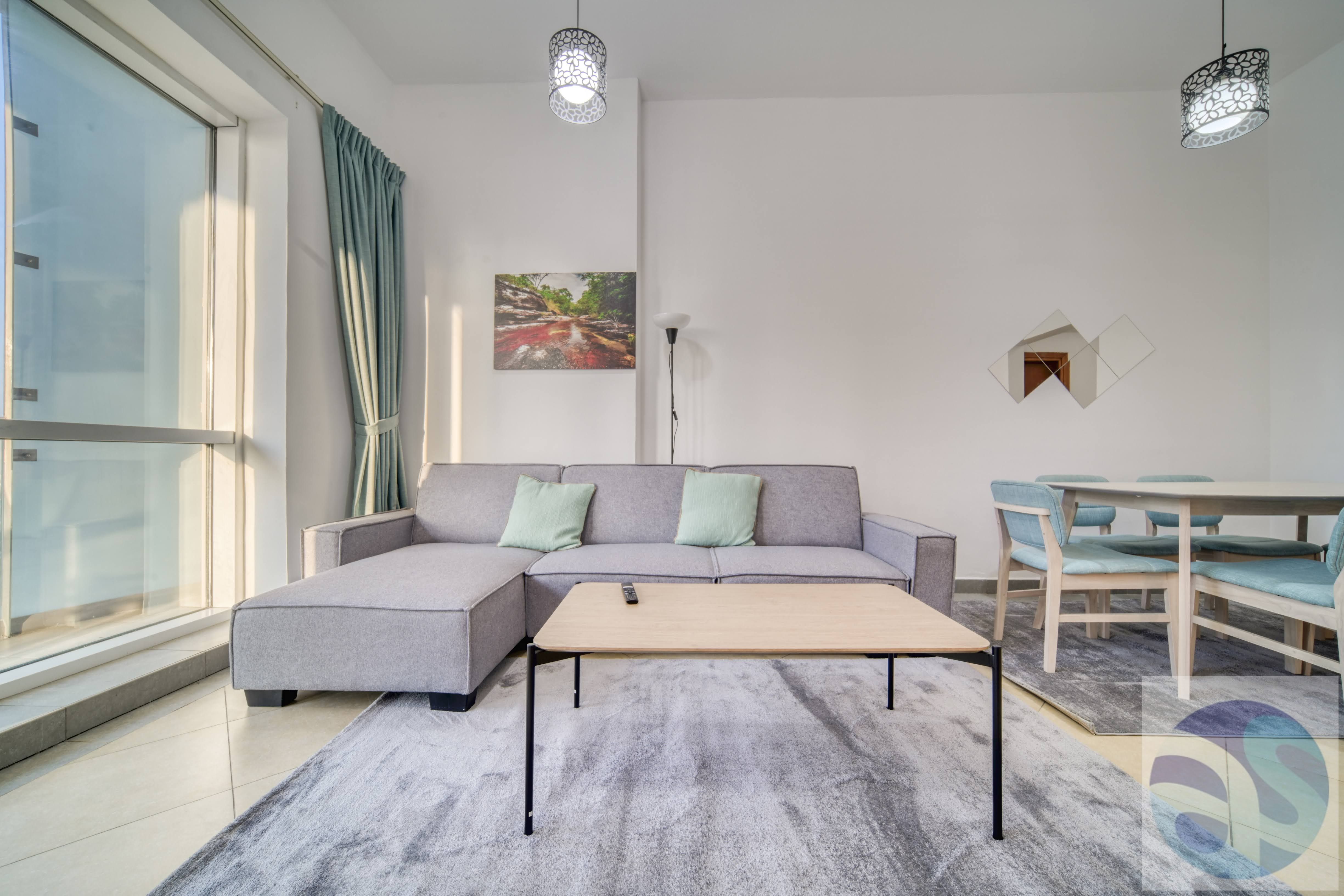 Fully Furnished 2BR | Sea View | Chiller Free | Front of Metro