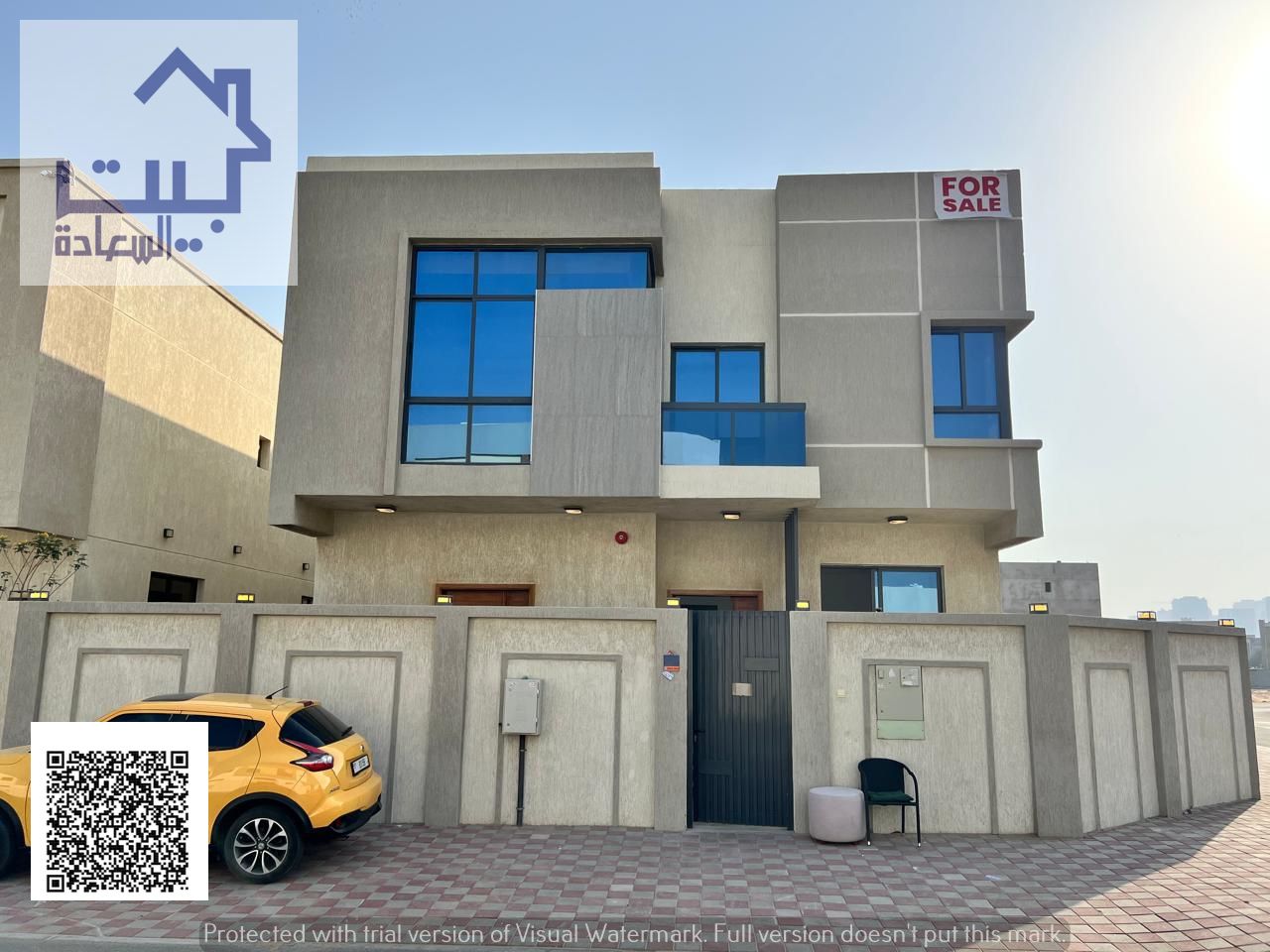 Villa for Sale in Al Zahia – Ajman | Corner Villa | Freehold for All Nationalities | Includes Water, Electricity, and Air Conditioning