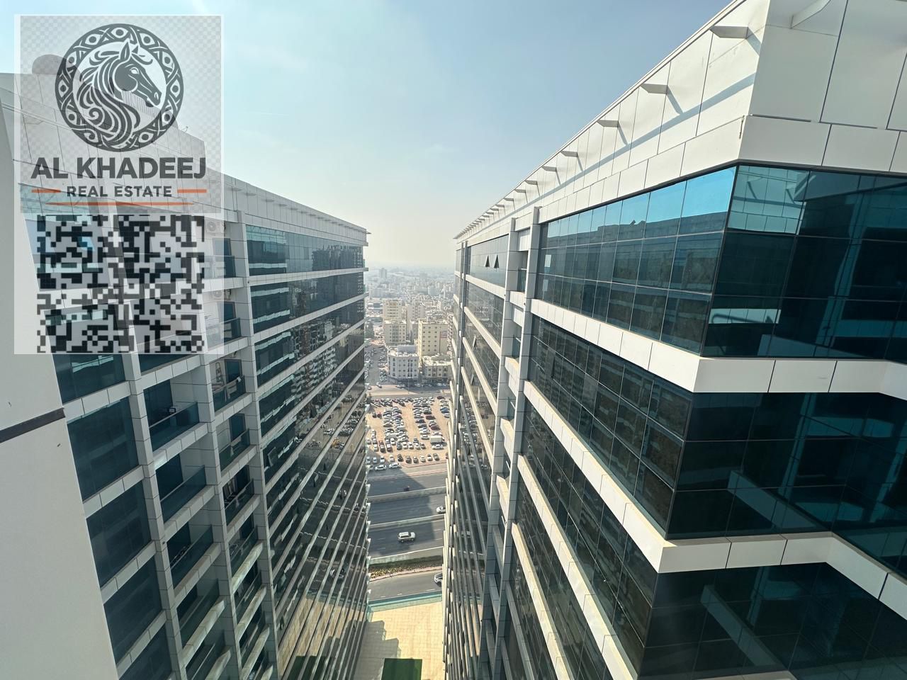 A unique opportunity to own a fully furnished, upscale apartment on a high floor with a beautiful view in the Gulf Towers, Al Rashidiya 1