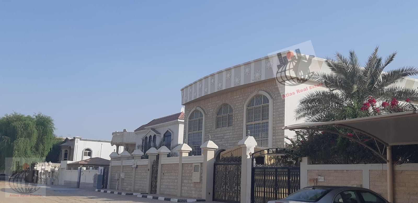 Villa For Sale in Al-Quoz Area Wasite, Sharjah. Back Side-Matajer-“Asphalt Roads”