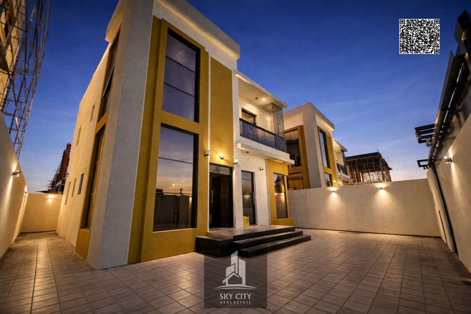 3 rooms with garden, registration fees included, near Al-Hamidiyah Park