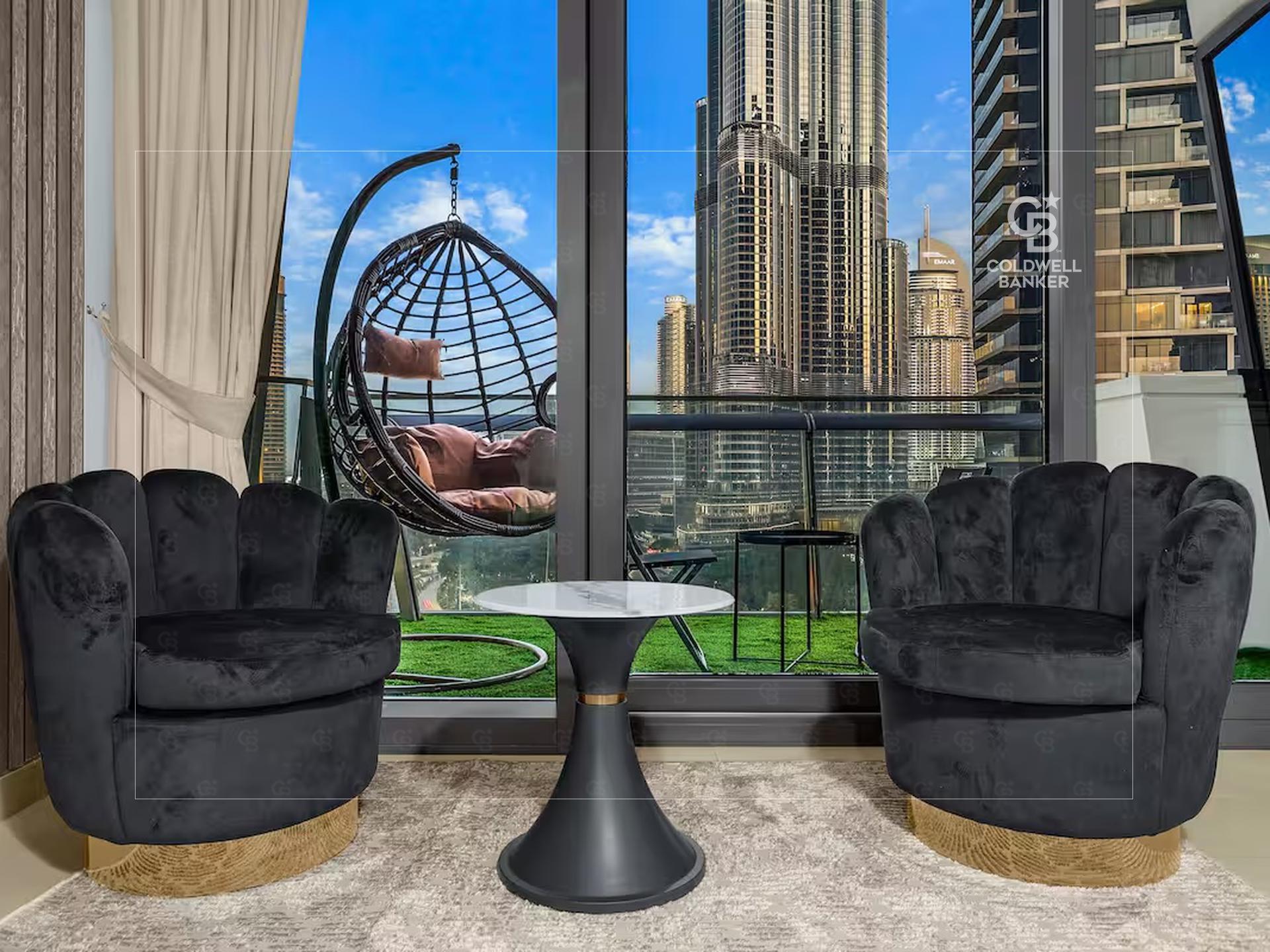 Fully Furnished | Burj Khalifa and Fountain View