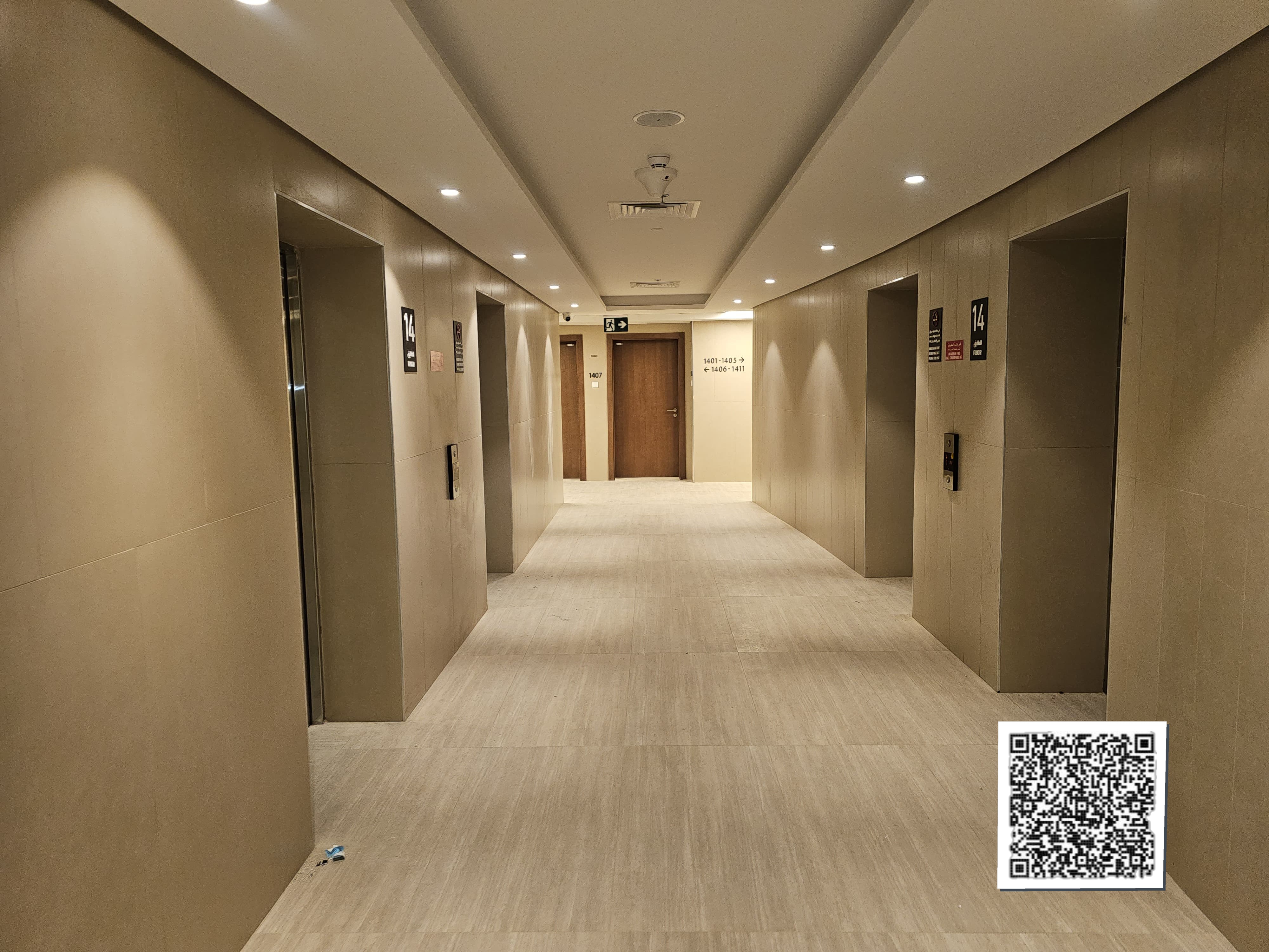 High Floor- Large 1BR + 2 Bath in Garden Residences. with gym, pool, parking included. AED 40k in 4 cheques. Family-only living in Emirates City,