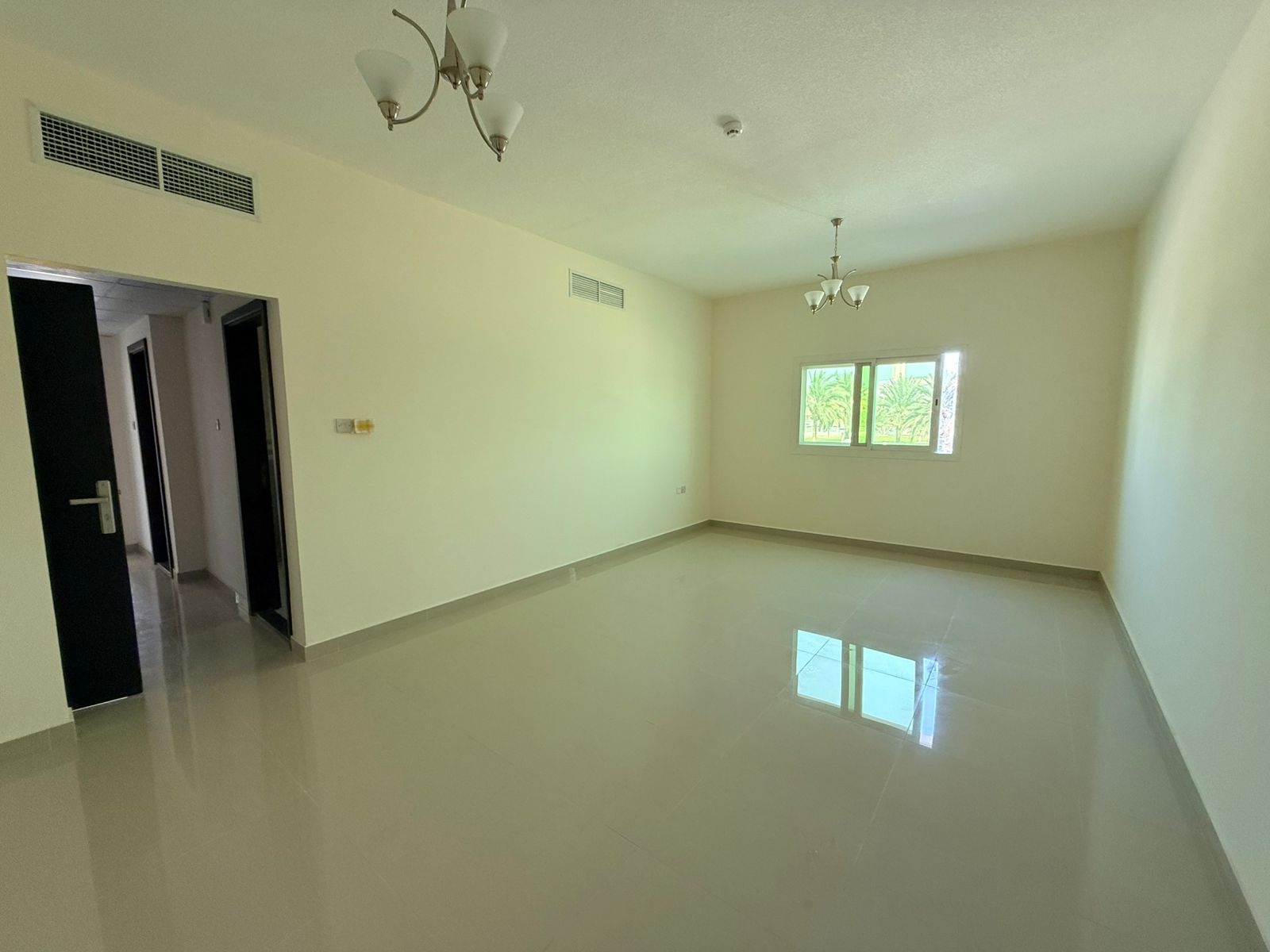 First Tenant 1BR Apartment in Al Minakh, Sharjah | Central AC, 2 Bathrooms, 2 Balconies | Spacious & Bright | Close to Dubai Exit