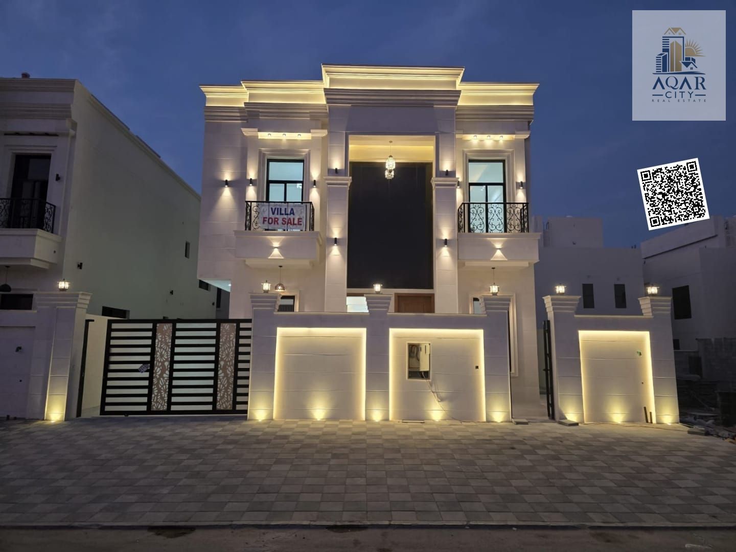 **Strategic location near all services Distinctive location, classic villa, including registration and ownership fees, but central air conditioning, 6 master rooms, roof and garden High-quality finishing, negotiable, and large space **Easy access