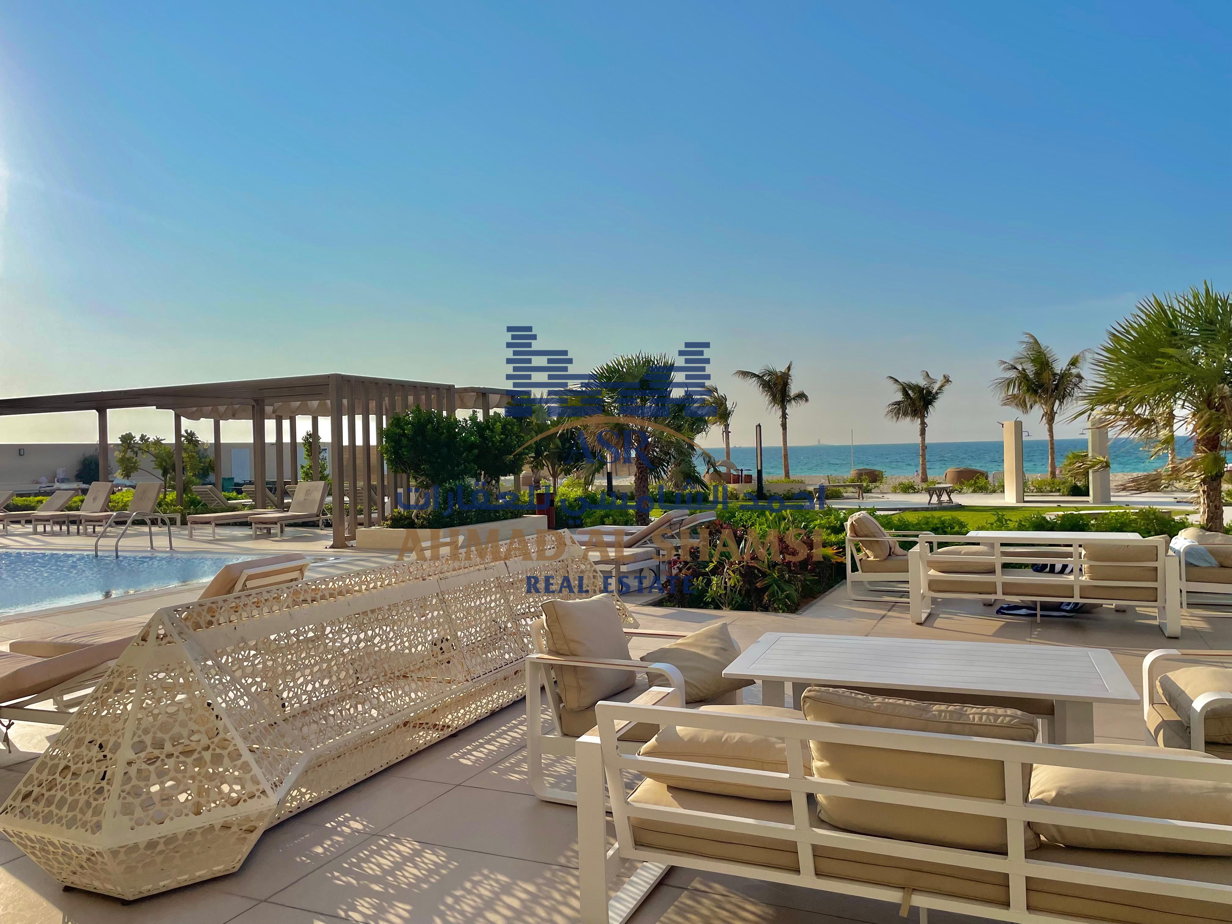 Private Beach || Luxurious 3BR + Maids Room || Chiller Free || Big Terrace || Parking Free || All Amenities Free