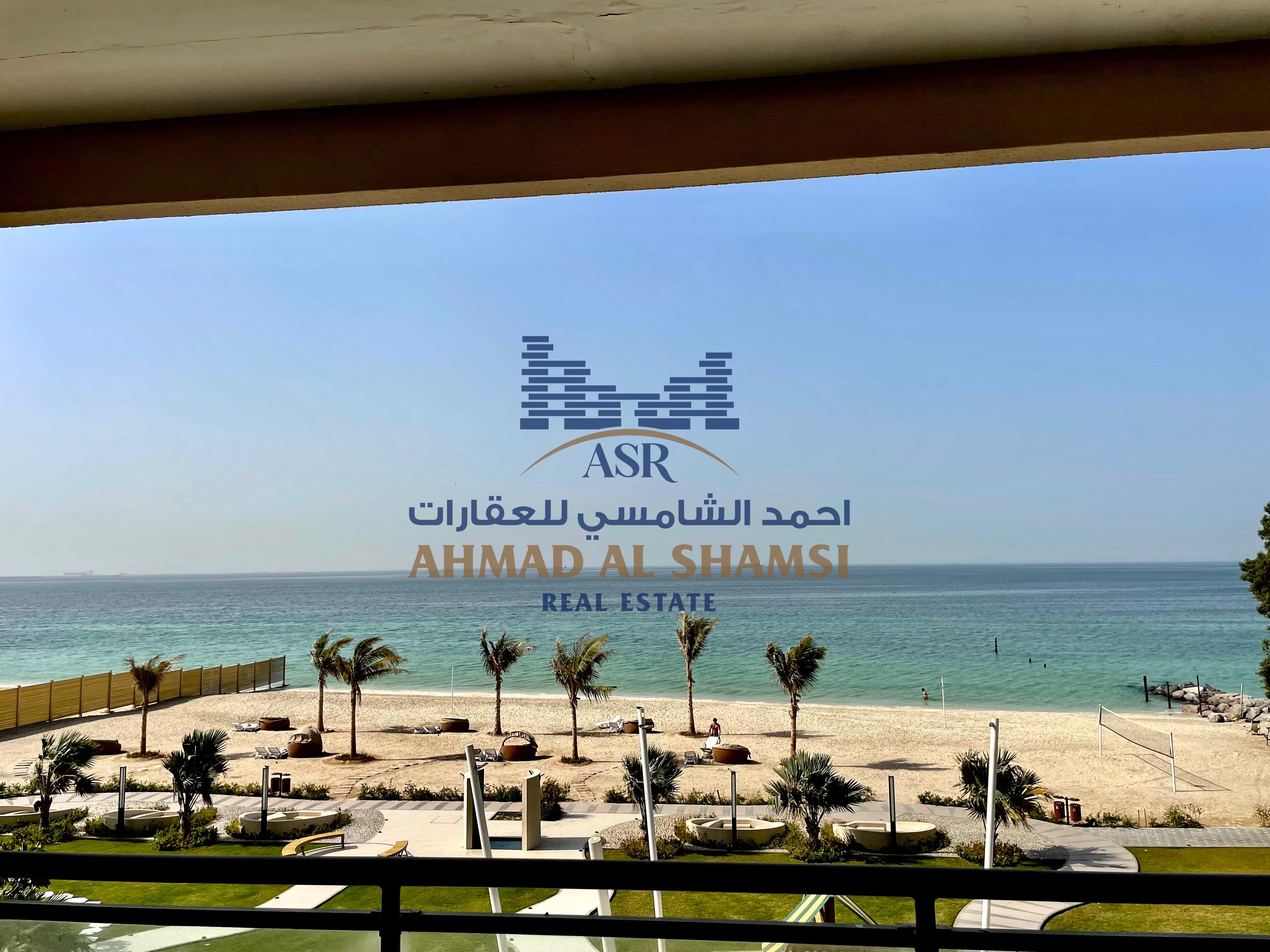 BeachFront || Luxurious 3BR + Maids Room || Private Beach || Direct Beach View || Chiller Free || Parking Free || All Amenities Free