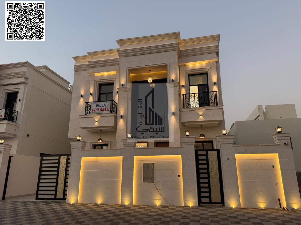 6BR Classic Luxury Villa Facing Park in Al Helio