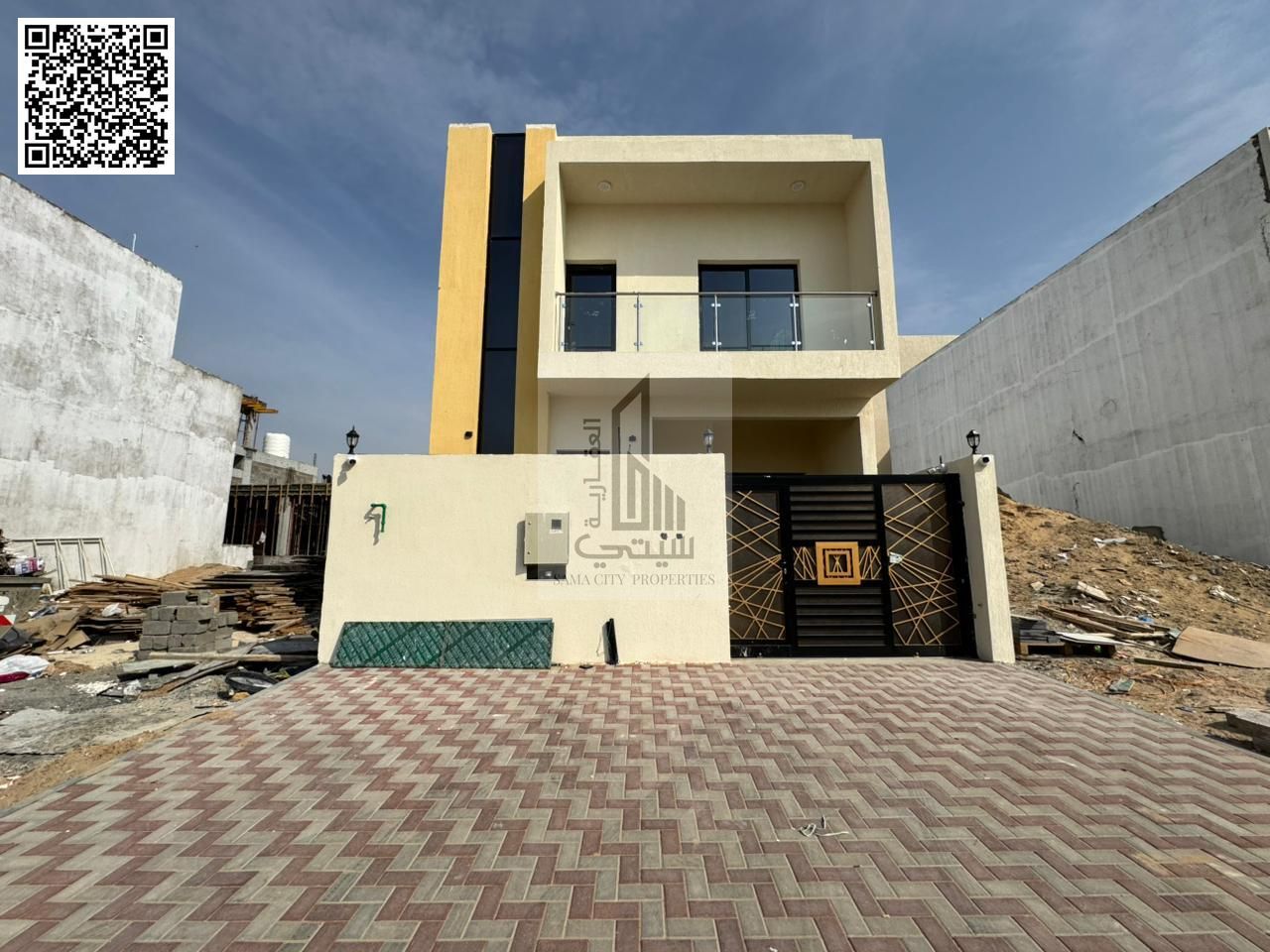 5BR Townhouse Villa with Rooftop in Al Helio 2