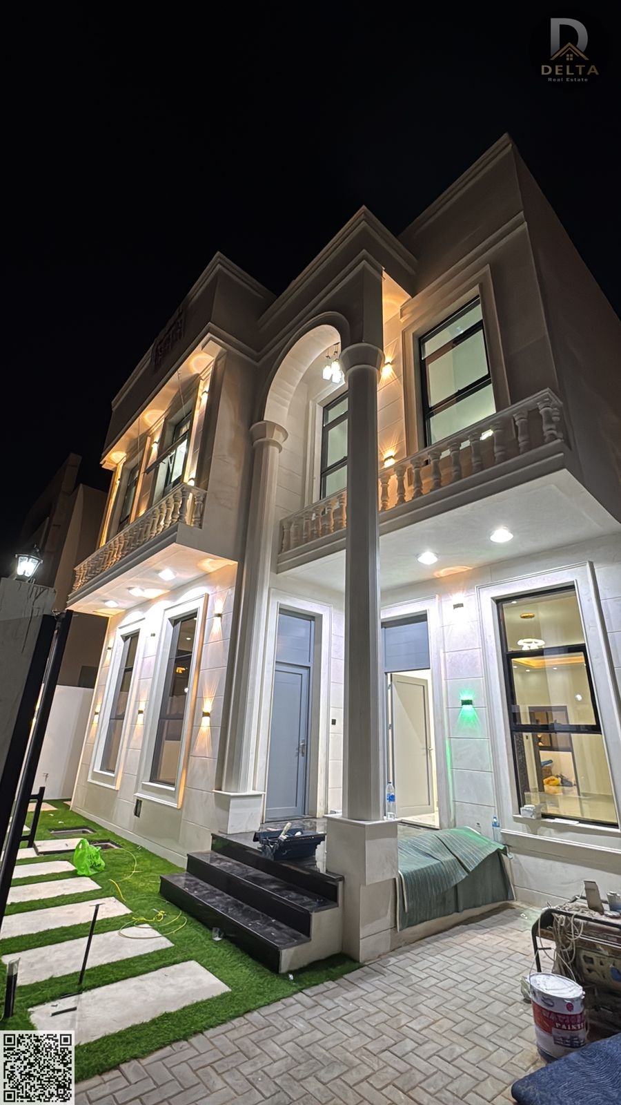 Classic villa for sale in Al-Haliou 2 area. Distinctive, high-quality finishes at an attractive price. Features a full stone facade, a large setback a