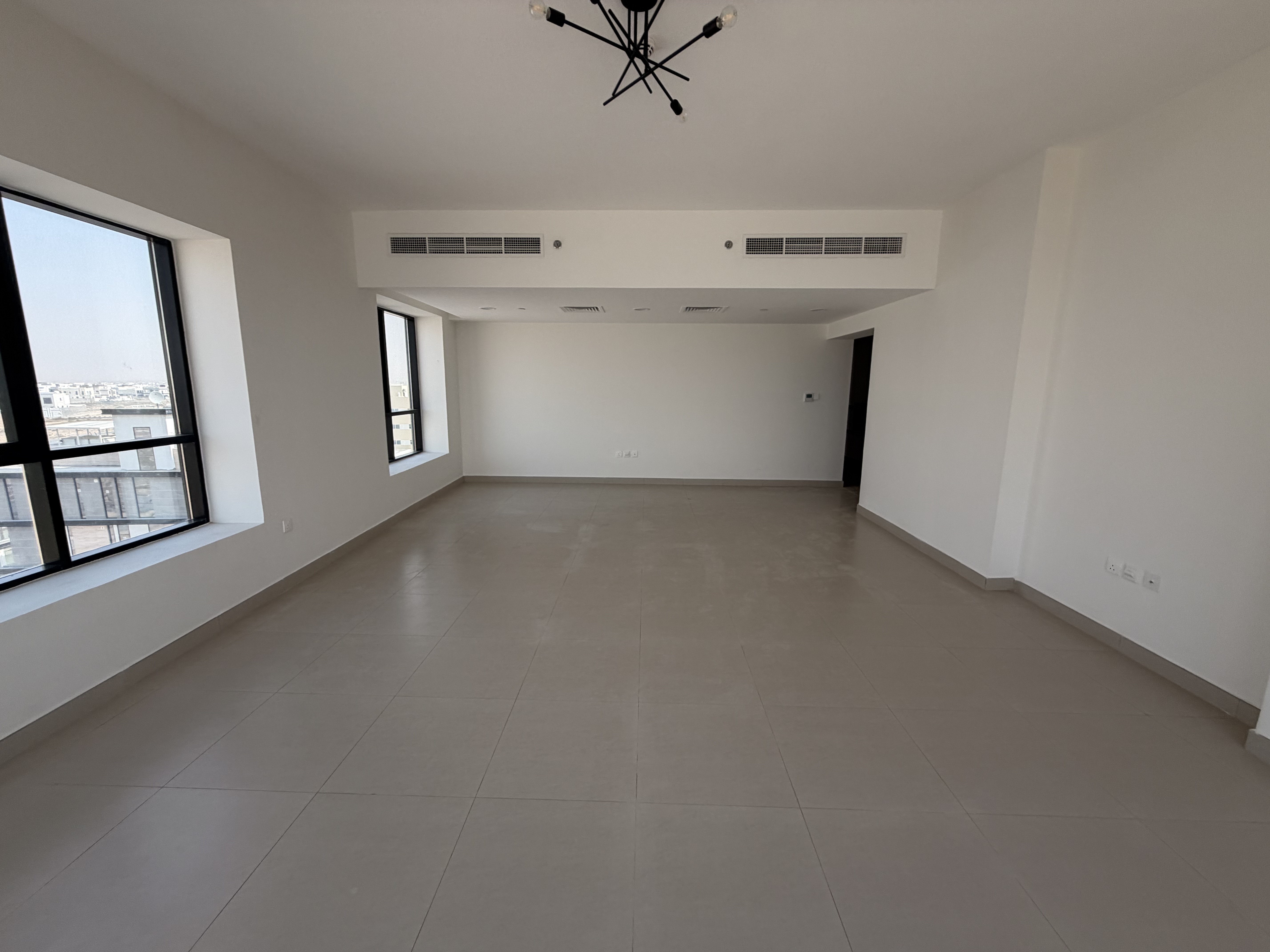 Brand new large sized 2bhk apartment with large sized kitchen and large balcony with maid room and maid washroom available at Prime location of Tilal city