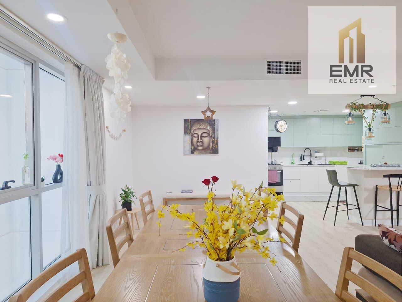 Fully Upgraded 3BR + Maids | 3 Parkings | Near RTA Stations