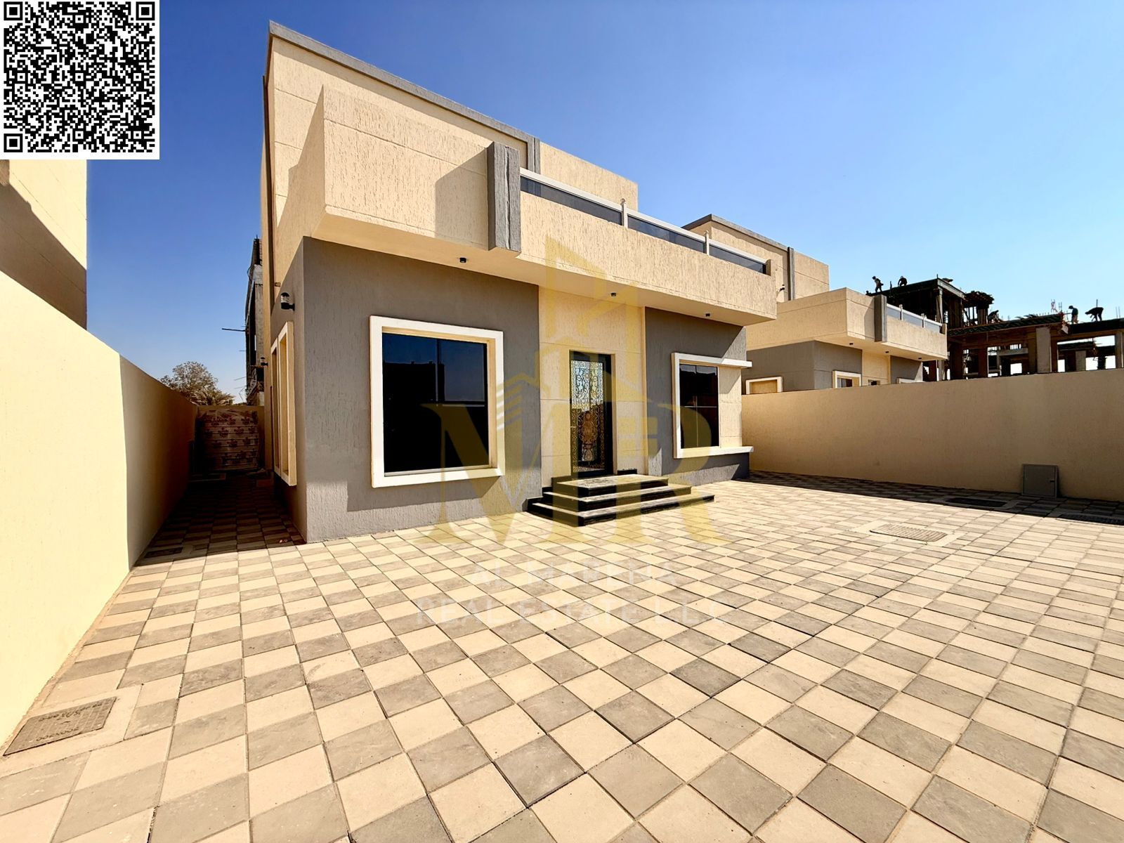 A villa with all registration and ownership fees included, on the main street, ready to move in, in the most prestigious areas of Ajman. Freehold owne
