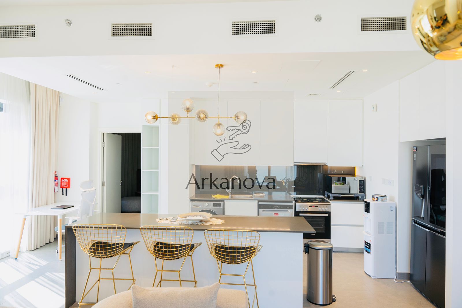 Brand New |Beach access | Fully Furnished 2 Master BR| Balcony | High-End Finish | Sea View | Pixel Maker District – Reem Island