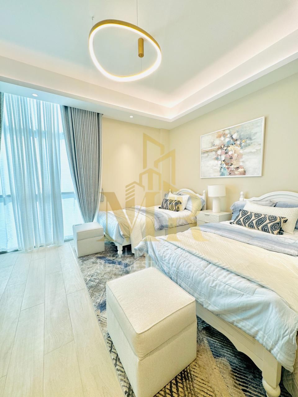 One-bedroom apartment for sale with a stunning view, modern design and elegant finishes, prime location close to amenities, an ideal opportunity for q