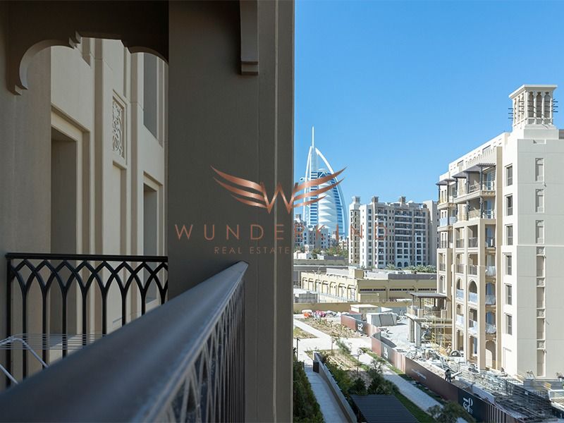 Exclusive | Vacant | Fully Furnished 1BR+ Balcony | Stunning Burj Al Arab View | Madinat Jumeirah Living