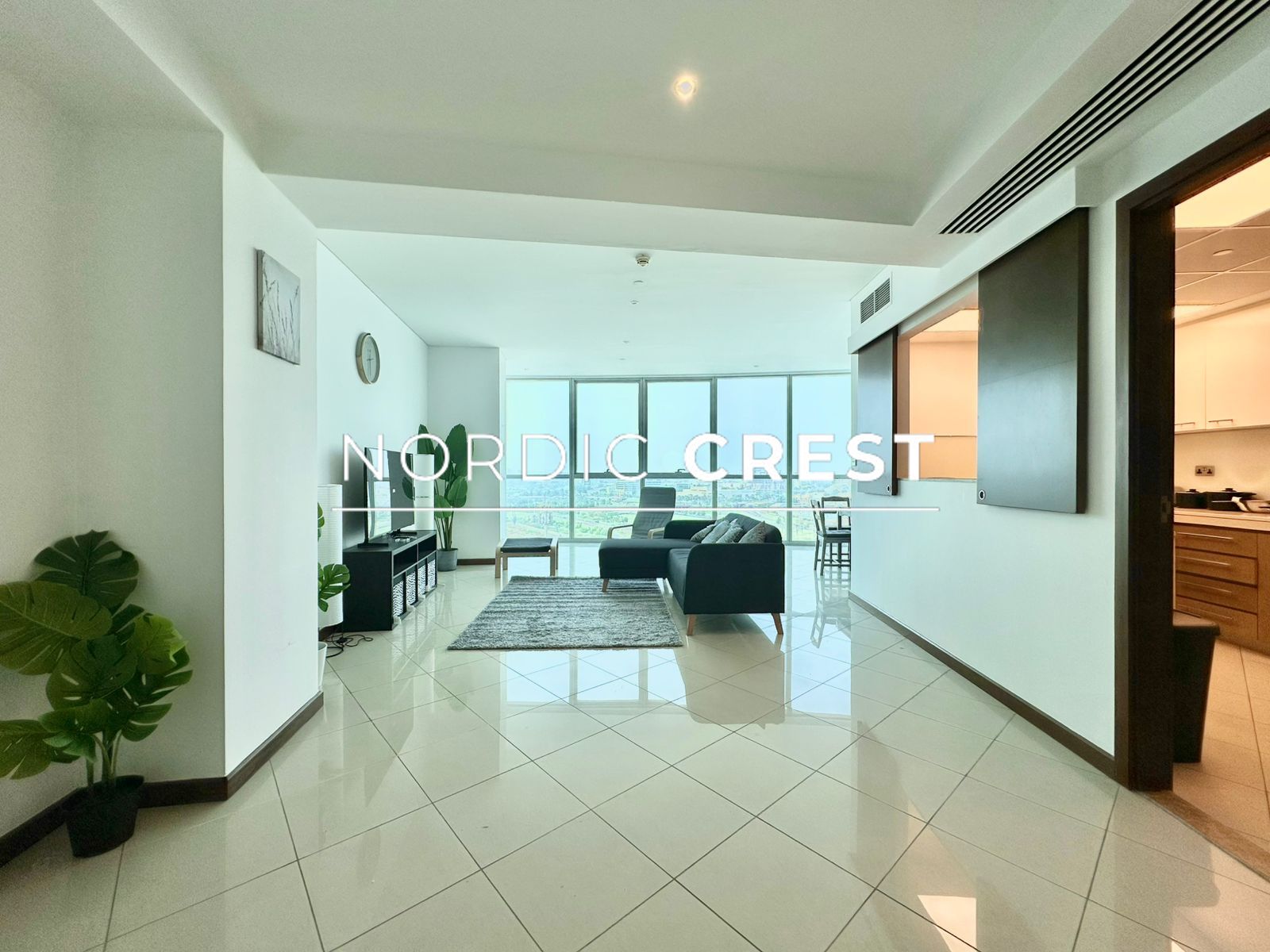 Furnished 2BR | Airport Views | Multiple Cheques